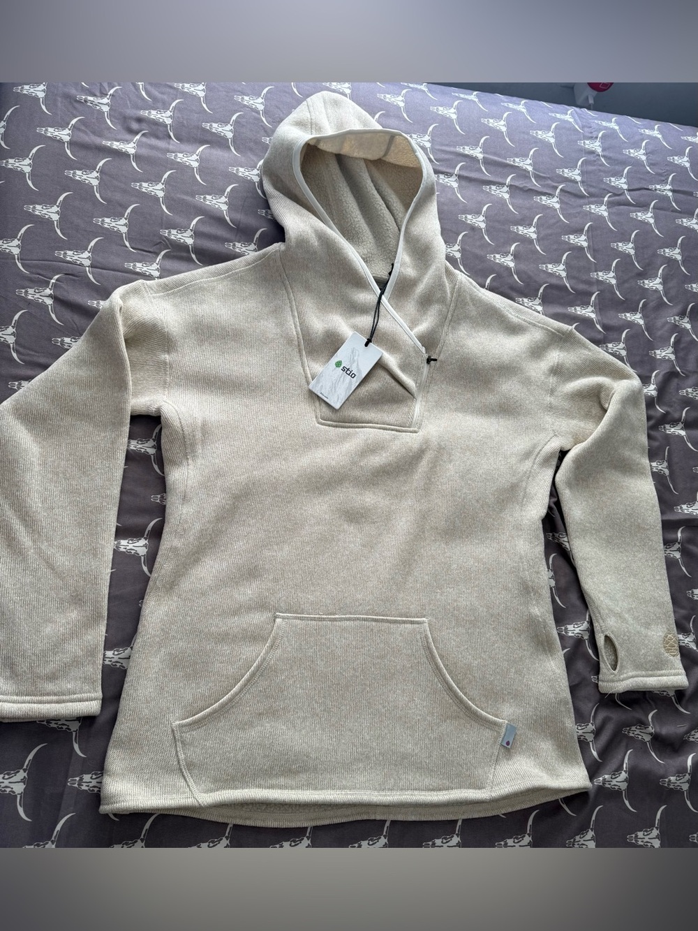 Stio Women’s Hooded Pullover Sweater NWT